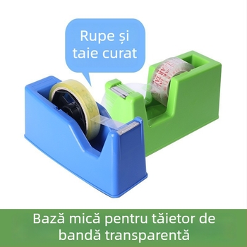 Tăietor de bandă mare, model 202, dual-use, antiderapant pentru ambalaje, suport de birou pentru bandă și tăiere