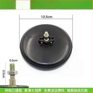 Triciclu electric cu canopy și oglinzi de recul, triciclu agricol cu reflectoare, oglinzi convexe și rotunde, mari și mici