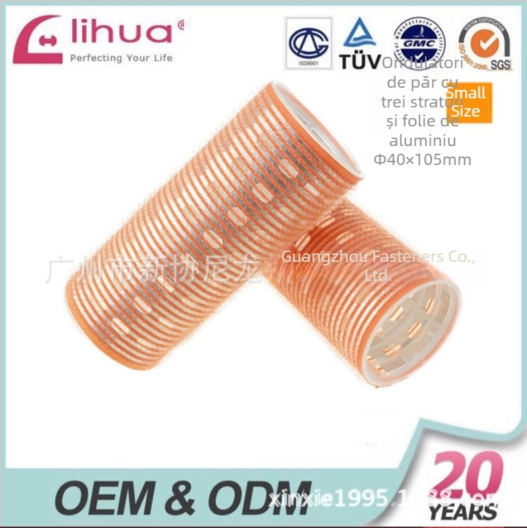 Rolă autoadezivă de păr pentru bucle la breton, Xinxie curling barrel, material: nailon + folie de aluminiu + nucleu din plastic nou