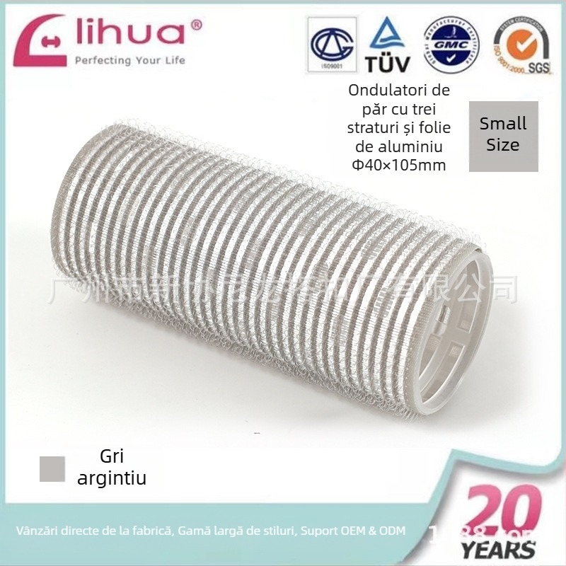 Rolă autoadezivă de păr pentru bucle la breton, Xinxie curling barrel, material: nailon + folie de aluminiu + nucleu din plastic nou