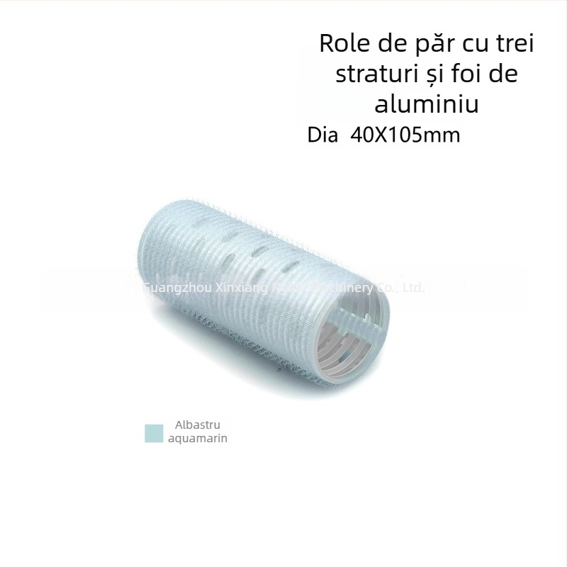 Rolă autoadezivă de păr pentru bucle la breton, Xinxie curling barrel, material: nailon + folie de aluminiu + nucleu din plastic nou