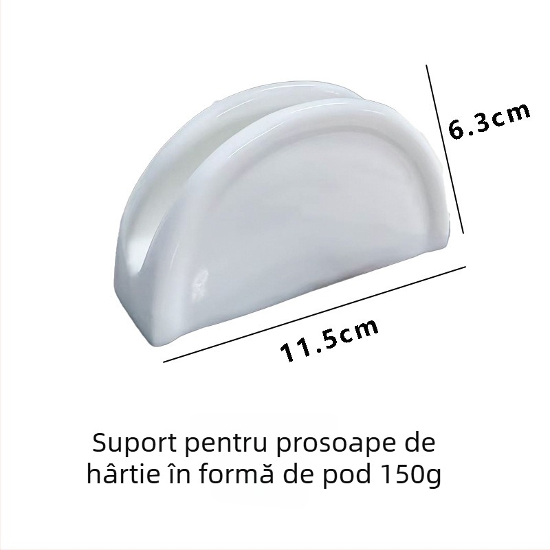 Suport ceramic pentru șervete și cutie pentru cărți de vizită pentru restaurante - Stil Nordic, lucrat manual, personalizabil