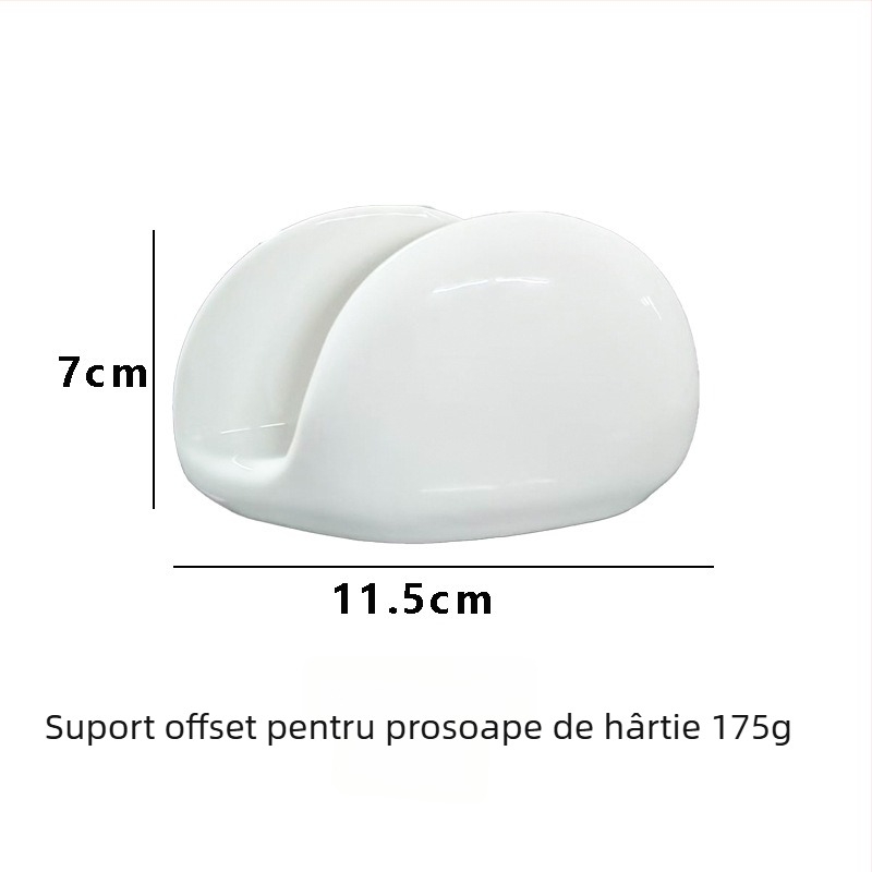 Suport ceramic pentru șervete și cutie pentru cărți de vizită pentru restaurante - Stil Nordic, lucrat manual, personalizabil