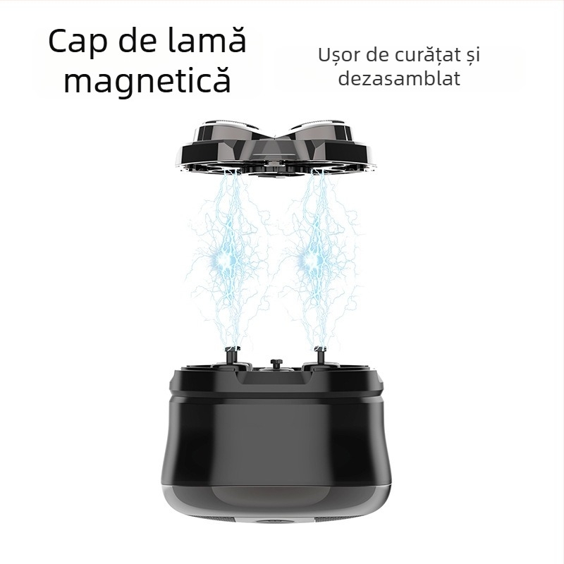 MRY aparat de ras electric cu 5 lame pentru bărbați – portabil, complet automat, lavabil, cu afișaj LED, baterie încorporată 500–800 mAh, autonomie peste 60 de minute