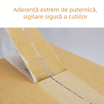 Bandă de ambalare 45 mm x 110–300 m, film BOPP, grosime membrană 55 μm, adeziv prietenos mediului