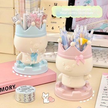 Suport pentru pixuri cu temă purcel pentru copii și elevi — depozitare pentru birou (Brand: Friendly; Model: Whhgbt; Material: Other; Formă: Other; Imprimare logo: Not possible)