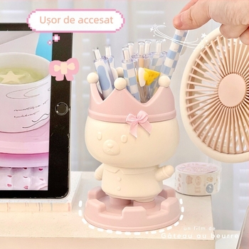 Suport pentru pixuri cu temă purcel pentru copii și elevi — depozitare pentru birou (Brand: Friendly; Model: Whhgbt; Material: Other; Formă: Other; Imprimare logo: Not possible)