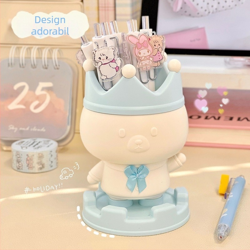 Suport pentru pixuri cu temă purcel pentru copii și elevi — depozitare pentru birou (Brand: Friendly; Model: Whhgbt; Material: Other; Formă: Other; Imprimare logo: Not possible)