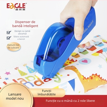 Tăietor de bandă T5166 – Carcasă din plastic, 182 g, pentru bandă de 12–19 mm, cu logo tipărit