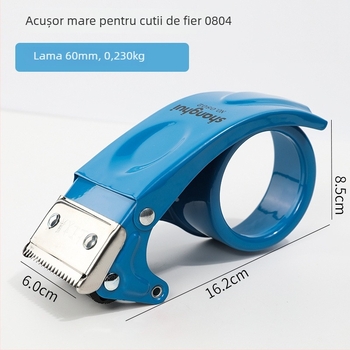 Tăietor de bandă adezivă 0804 – Construcție metalică, Model 0804, Greutate netă 215 g