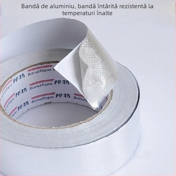 Bangte bandă din fibră de sticlă pentru protecția Țevilor, grosime 160 μm, rezistență termică pe termen scurt 300°C, material de bază: pânză din fibră de sticlă