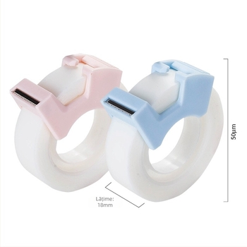 Deli 30118 bandă invizibilă pentru copiere cu cutter, substrat Bopp, pentru elevi