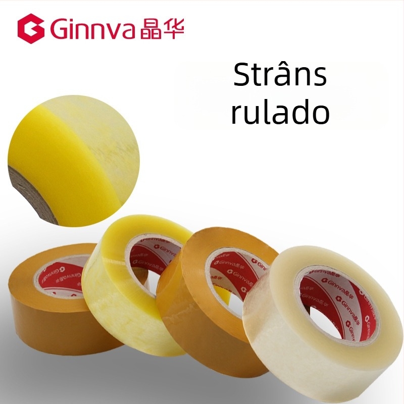 Bandă de ambalare, film BOPP, adeziv pe bază de apă, grosime 50 µm, potrivită pentru sigilarea cutiilor și ambalare ușoară