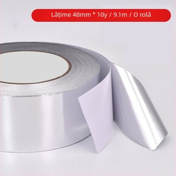 Bandă din folie de aluminiu, autoadezivă, ecranare EMI și conductivitate, interval de temperatură -50 până la 150 °C