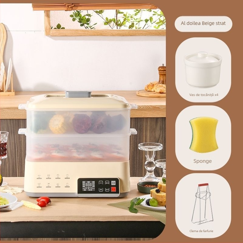 Aburitor electric, capacitate 6–8 L, design cu un singur strat, certificat 3C