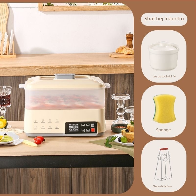 Aburitor electric, capacitate 6–8 L, design cu un singur strat, certificat 3C