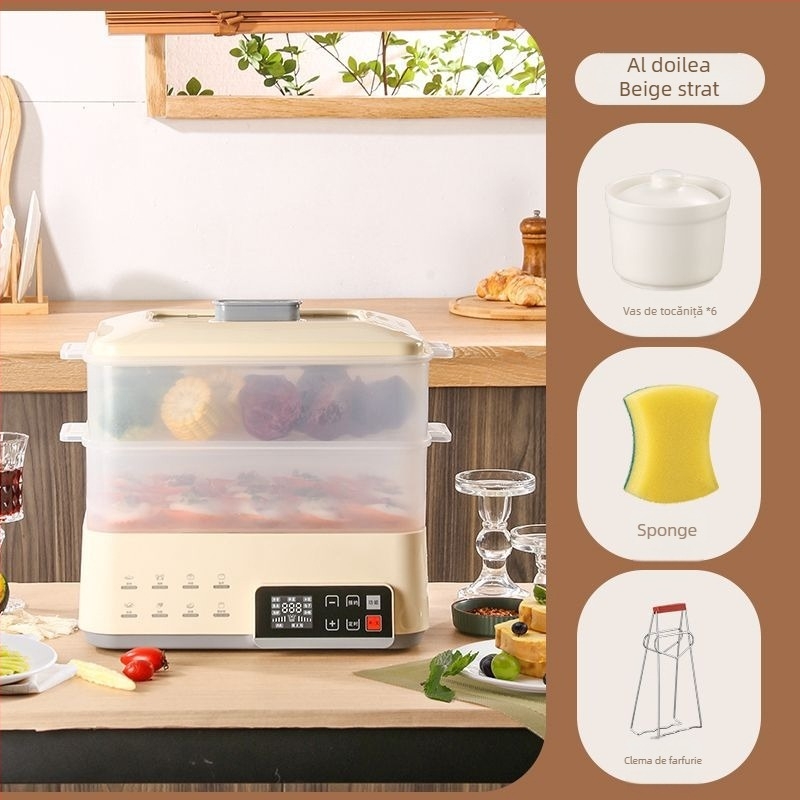 Aburitor electric, capacitate 6–8 L, design cu un singur strat, certificat 3C