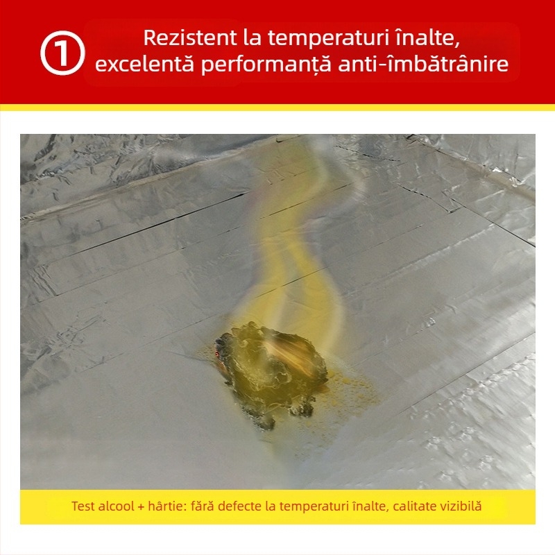 Bandă din folie de aluminiu pentru repararea conductelor de apă la temperaturi ridicate, adeziv pe bază de apă, lungime 10/20 m, lățime 3/5 cm, miez din carton, bandă industrială