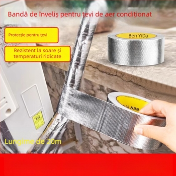 Înfășurare conduct de aer condiționat — fibrocablu cu folie de aluminiu, brand Ben Yida, stil modern minimalist, fabricație semi manuală și semi-automatizată