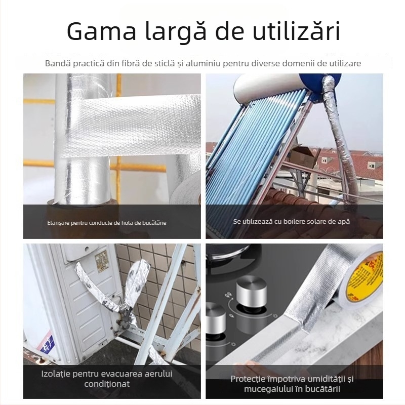 Înfășurare conduct de aer condiționat — fibrocablu cu folie de aluminiu, brand Ben Yida, stil modern minimalist, fabricație semi manuală și semi-automatizată