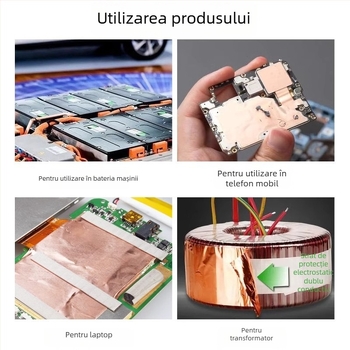 Știker cu conductivitate termică din cupru pentru plăci de bază ale telefoanelor, marca Yida, bază cupru, potrivit pentru plăci de bază ale telefoanelor, plăci de notebook și răcire baterie