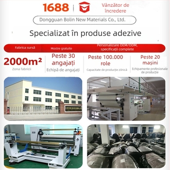 Bandă din țesătură de acetat pentru izolație la temperaturi înalte și protecție la sudură — Adeziv acrilic cu vâscozitate mare, grosime 0,22 mm