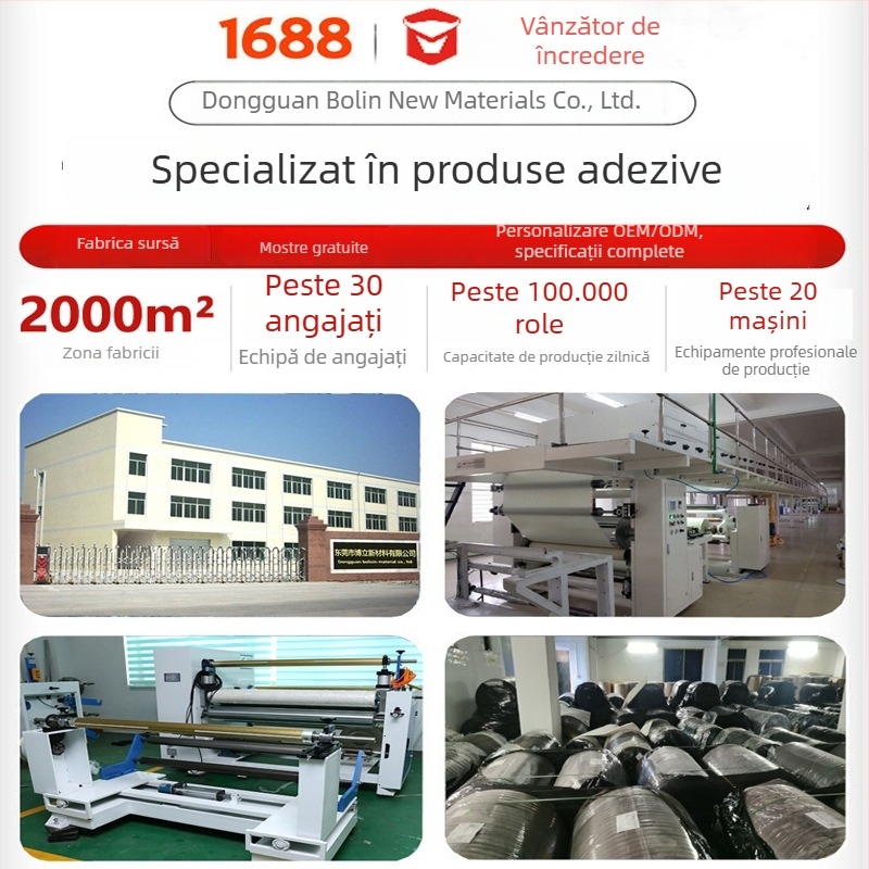 Bandă din țesătură de acetat pentru izolație la temperaturi înalte și protecție la sudură — Adeziv acrilic cu vâscozitate mare, grosime 0,22 mm