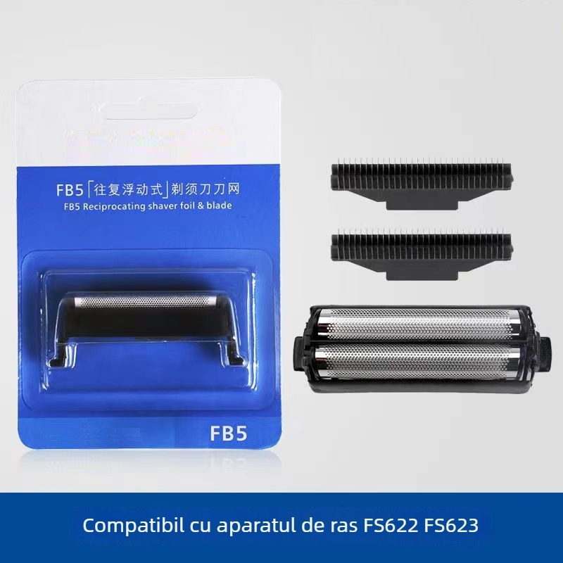 Aparat de ras electric FLYAST cu cap de tăiere cu două lame reciprocante, model 623/622, putere maximă 5W, viteză motor 5000–10000 rpm.