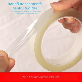 Bandă PET pentru măști fără urme, seria Traceless tape, adeziv acrilic, grosime 0,06 mm, rezistență la temperaturi -20°C până la 120°C