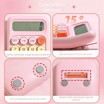 Calculator aritmetic X17, COKTA, afișaj de 10 cifre, ABS plastic