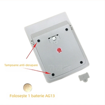 HY-828 Calculator aritmetic, afișaj de 12 cifre, alimentat cu baterie buton