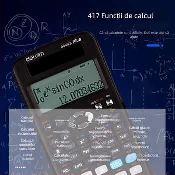 Calculator științific Deli D991ES, model D991ES, Brand: Deli; Importat: Nu