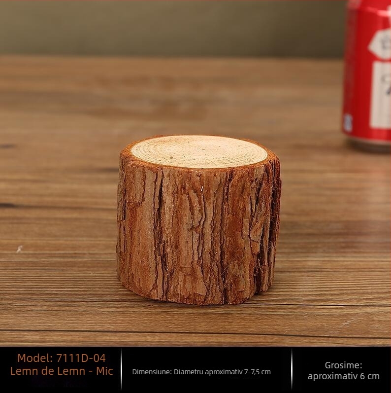 Felii circulare de lemn de brad pentru accesorii de fotografie și pictură, inele naturale ale creșterii, ornamente din lemn, Brand Master Gu, Stil chinezesc