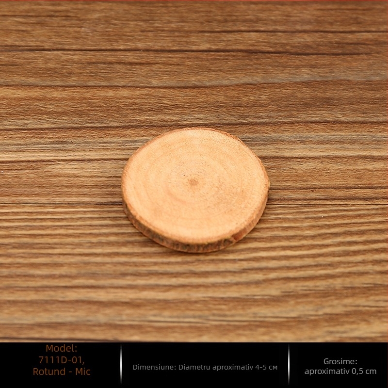 Felii circulare de lemn de brad pentru accesorii de fotografie și pictură, inele naturale ale creșterii, ornamente din lemn, Brand Master Gu, Stil chinezesc