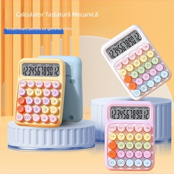 Calculator aritmetic SX Color Calculator – afișaj 12 cifre, carcasă ABS, alimentare cu baterie uscată
