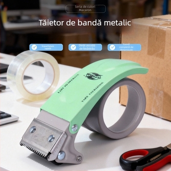 Cr680 Tăietor metalic manual pentru ambalare, bandă 5-6 cm, fier, 185 g