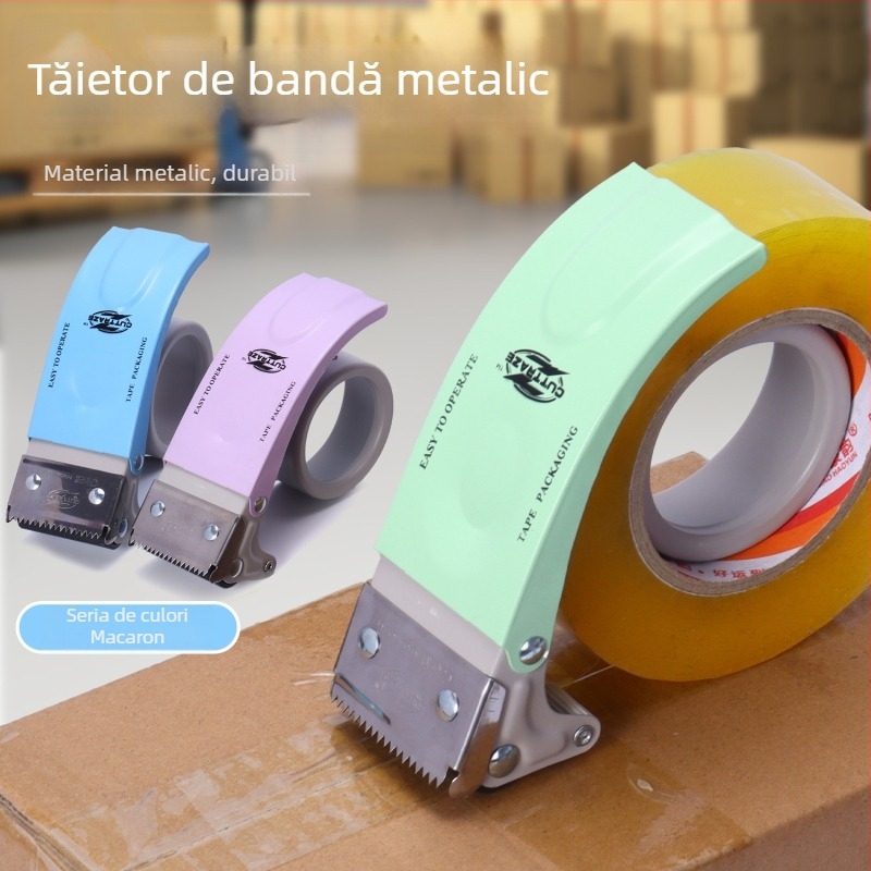 Cr680 Tăietor metalic manual pentru ambalare, bandă 5-6 cm, fier, 185 g