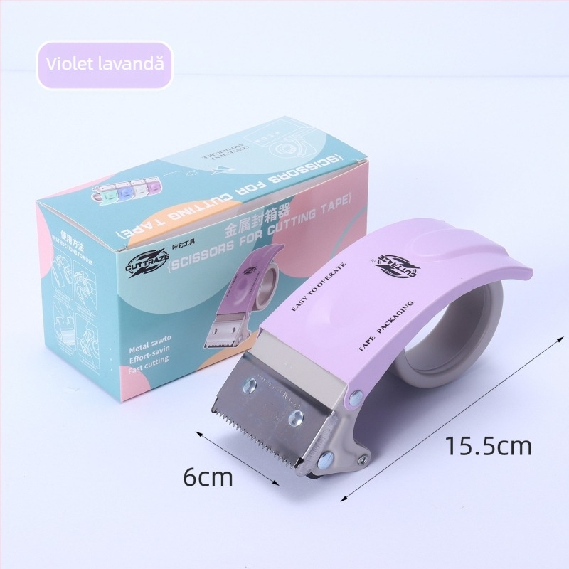 Cr680 Tăietor metalic manual pentru ambalare, bandă 5-6 cm, fier, 185 g