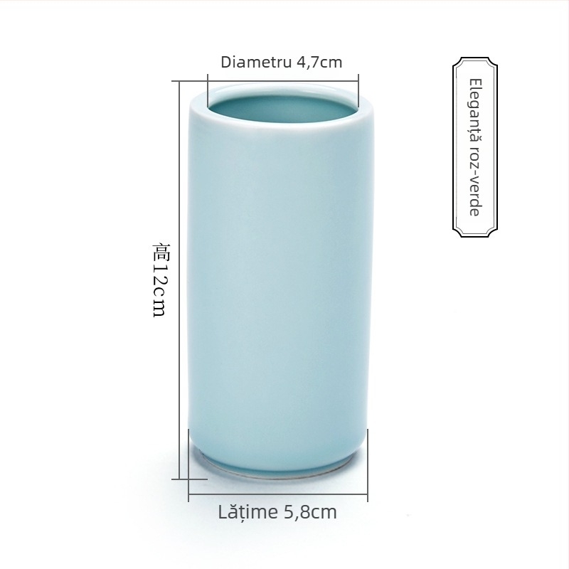 Liupin Hall suport ceramic circular multifunctional pentru pensule și pixuri, personalizabil