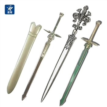 Deschizător de scrisori - tăietor de hârtie manual din metal, Model: Letter Opener (Tip: Tăietor de hârtie manual; Model: Letter Opener; Material: Metal)