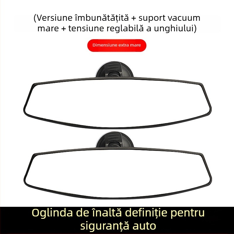 Oglindă interioară pentru vedere în spate a tricicletei electrice, cu ventuză, oglindă de mers înapoi, universală pentru vehicule cu patru roți, câmp vizual larg