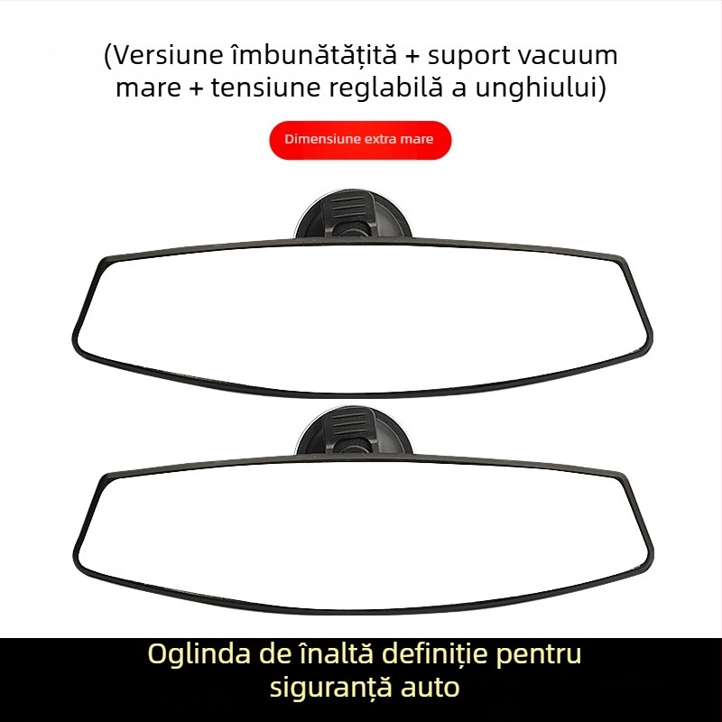 Oglindă interioară pentru vedere în spate a tricicletei electrice, cu ventuză, oglindă de mers înapoi, universală pentru vehicule cu patru roți, câmp vizual larg