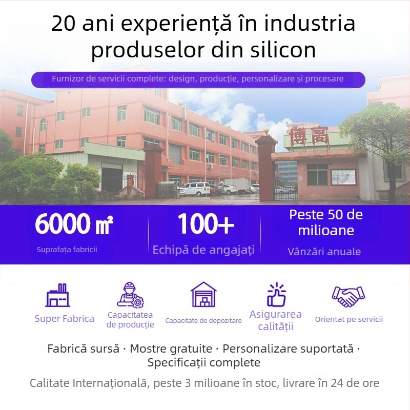 Penar din silicon telescopic pliabil – rotund, organizator de birou cu logo imprimat, capacitate mare