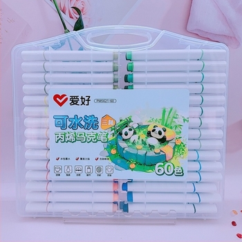 Hobby PM5621 marker acrilic lavabil, cu mâner triunghiular, pentru pictură școlară