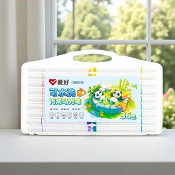 Hobby PM5621 marker acrilic lavabil, cu mâner triunghiular, pentru pictură școlară