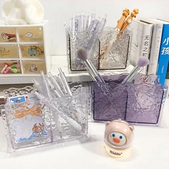 Organizator cosmetic cu compartimente, plastic ABS, stil ușor lux, pentru dormitor și birou