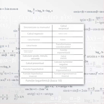 Calculator cu funcții științifice și funcție vocală, afișaj 10 cifre, baterie inclusă — Yinsheng 82MS