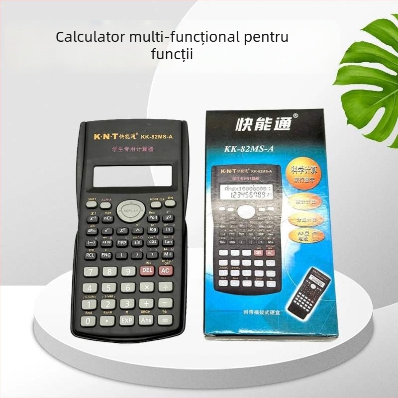 Calculator cu funcții științifice și funcție vocală, afișaj 10 cifre, baterie inclusă — Yinsheng 82MS