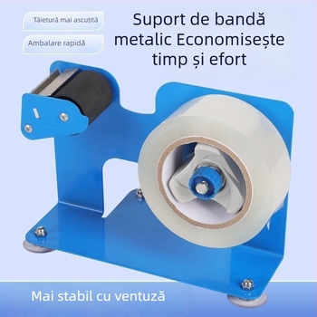 Tăietor de bandă pentru birou, mașină de sigilat cu corp din fier și capac transparent