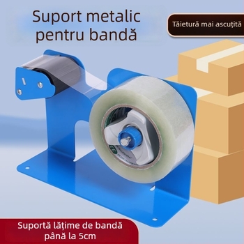 Tăietor de bandă pentru birou, mașină de sigilat cu corp din fier și capac transparent